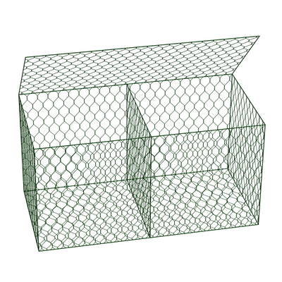 2,0-4,00 mm żelazna siatka gabionowa Box Meter kwadratowy Gabionowe klatki ścienne