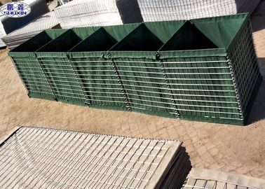 Ocynkowane bariery wojskowe Używane ściany ochronne Geotextile Fabric Components