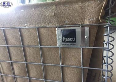 Bariery napełnione piaskiem Hesco Bezpieczeństwo na obrzeżach Hesco Bastion Conertainer