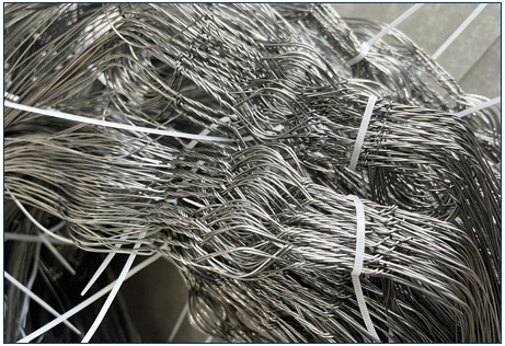 MZP Niewidoczna Przeszkoda Z Drutu 0,5-0,9mm Siatka Obrony Czołgów 4