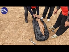 Proces instalacji siatki bariery zbiornikowej