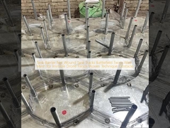 Siatka Bariery Czołgowej Uszkodzenie Gąsienic Czołgu Pole Bitwy Sznurek Siatka Druciana dla Niewidzialnego Płotu Dronowego Technika Tkana Przeszkoda