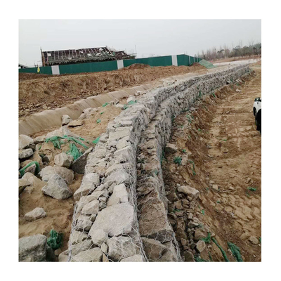Sea Wall Coastal Defense Gabion Mesh Basket Plaża Ściana oporowa Anti Erosion