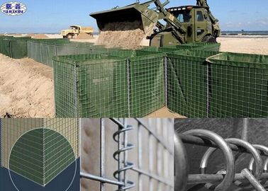 Ocynkowane bariery obronne Bastion Siatka Gbaion Box Dostosowany rozmiar