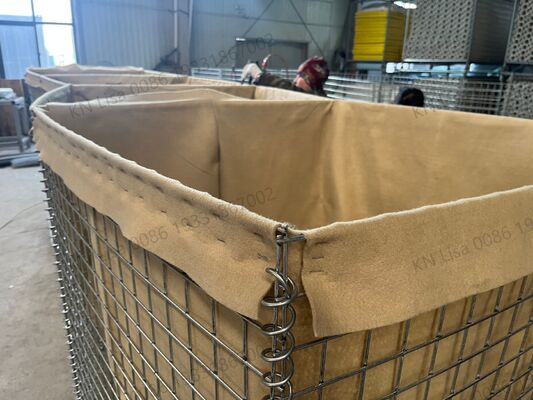 Galvanized Sand Wall Welded Defensive Barrier Explosion Proof Cage Flood Defense Gabion Blast Wall Geotextile Bastion Barriers