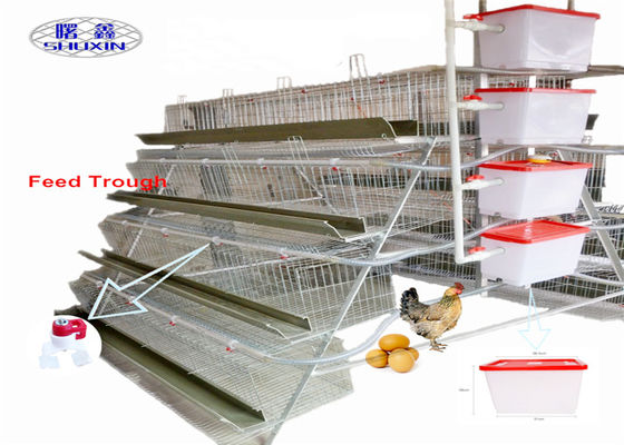 Layer Hi Tech Broiler HDG Poultry Chicken Cages