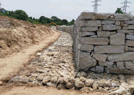 80x100mm 3mm galwanizowany sześciokątny kosz gabionowy