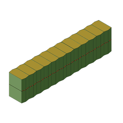 Przeciwporywanie zardzewień i powodzi z spawaną barierą Hesco Gabion Box For Defensive Barrier Support Wall