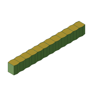 Przeciwporywanie zardzewień i powodzi z spawaną barierą Hesco Gabion Box For Defensive Barrier Support Wall