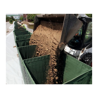 Wojskowe 4-6mm Zindywidualizowany rozmiar Galwanizowana bariera obronna Galfan Geotextile Tkanina dla przeciwpowodzi