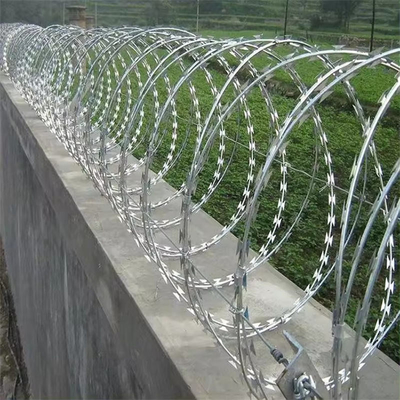 Gorąca sprzedaż krzyżową żyletkę drutu kolczastego płaską owinięcie żyletkę drutu kolczastego i klipsy żyletkę