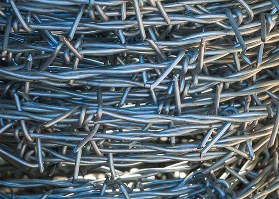 Ochrona gospodarstwa 12.5 gauge Double Strand Tradycyjne Twist Galvanized Barbed Wire Coils