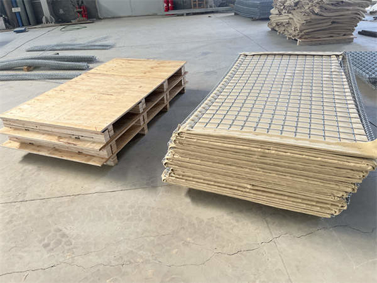 Przeciwkorrozyjne spawane bariery przeciwpowodziowe Gabion Blast Wall łatwe do zainstalowania