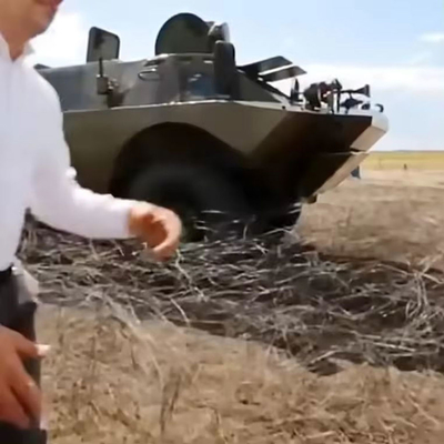Galwanizowana zaawansowana sieć drutowa przeciw czołgowi w tkaniny w pierścienie