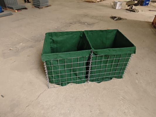 Galvanized Steel Earth Filled Anti-Climb Defensive Barriers Military Grade