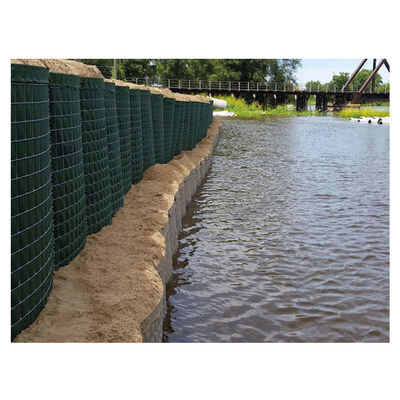 Factory Price Durable Welded 4mm Wire Mesh Gabion Wall Defensive Barrier Bastion For Sale