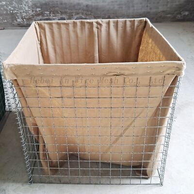 High Strength Big Sandbags Defensive Retaining Wall Defensive Barrier Fence For Sale
