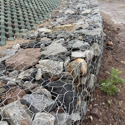 Turkey PVC Coated 3*3*0.3m Gabion Mattress for River Bank Protection Wall