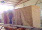 Spawana bariera gabionowa obronna Hesco 1x1x1M z tkaniną z geowłókniny
