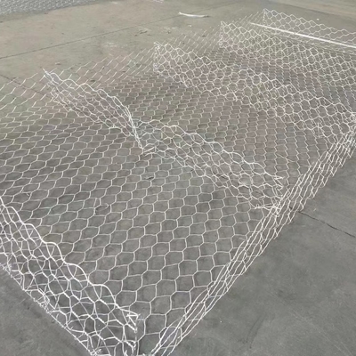 Ocynkowana skrzynka gabionowa 2x1x1 powlekana PCV 80 × 100 mm otwór oczka 275 gsm Powłoka cynkowa