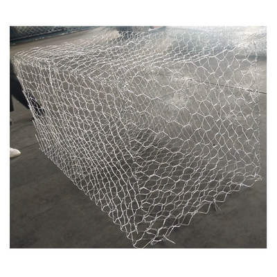 4.0mm Gabion Box Sześciokątna żelazna siatka druciana 2x1x1 M