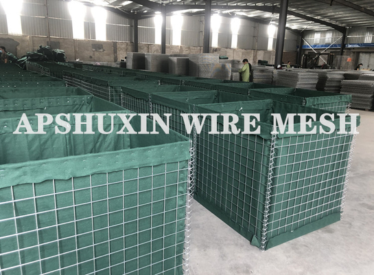 300gsm Geowłóknina przeciwwybuchowa Bariera obronna Drut 5 mm 4 mm