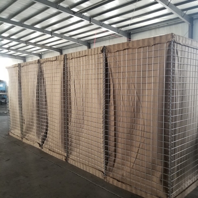 Mil 3 4mm 75cmx75cm Kosze Hesco Wojskowe bariery piaskowe Certyfikat ISO