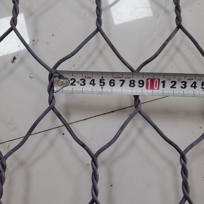 Styczniki budowlane 3,05 mm PVC  Gabion Kosz wypełniony kamieniem ocynkowany