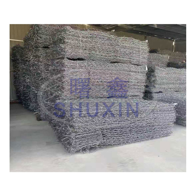 Splot żelaznej siatki drucianej Reno Materac Gabion Box Ściana oporowa Q195 Q235