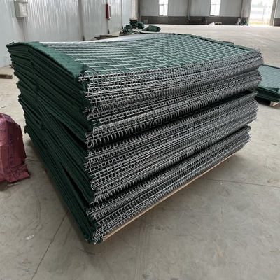 Bezpieczeństwo Stalowa siatka ochronna Gabion Pudełko bariera obronna Galwanizowany Gabion Piasek wypełniający ścianę