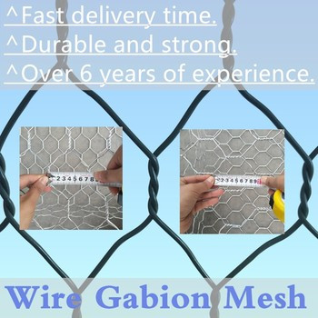 100mm X 120mm Wire Mesh Gabion Box wygodne rozmiary 2m X 1m X 1m Do utrzymania gleby