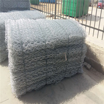 Grunt utrzymujący Pvc powlekany Gabion Baskets Mesh Rozmiar 80mm X 100mm 1.5x1x1m