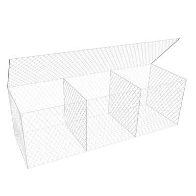 Galfan powlekany Hexagonal Gabion Box 2*1*1 M 60mm X 80mm