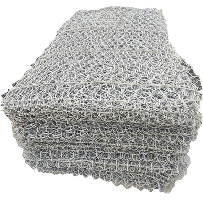 Tkanina 3,0 mm Gabion Klatka ściana oporowa 80 mm X 100 mm Wielkość siatki