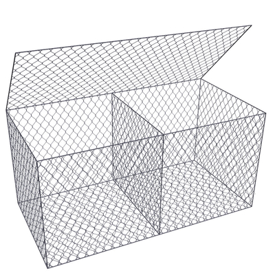 Zielone pvc powlekane kosze gabionowe 100x50x30 ściana oporowa 8x10cm otwór sieciowy