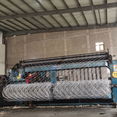 Galwanizowany 1mx1mx3m Gabion Box Support Wall Pvc powlekany