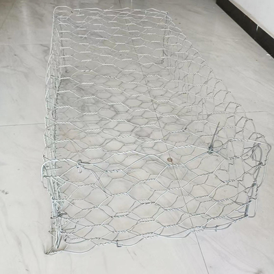 2*1*1 M Pvc powlekane kosze gabionowe Klatki sześciokątne odporne na erozję