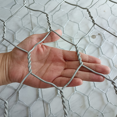 4 mm sześciokątny 2m Długość Galfan Gabion Kosze Klatki Morskie Materace ochronne