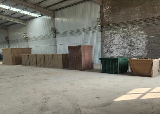 Mil 2 Hesco Bastion Wall Gorąco zanurzony Galwanizowany
