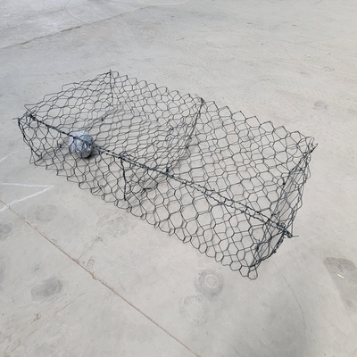Sześciokątne siatki Gabion Kosze Do Obrony Rzeki Łatwe Instalacja Wire Mesh kontener