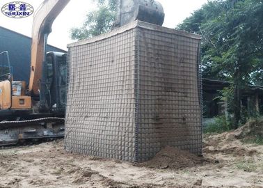 Galvanized Steel HESCO Defensywna bariera / siatkowa galwanizowana skrzynka gabionowa
