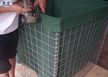 Ocynkowana heksoskopowa bariera gabionowa wojskowa ocynkowana ogniowo, ściana oporowa z siatki drucianej