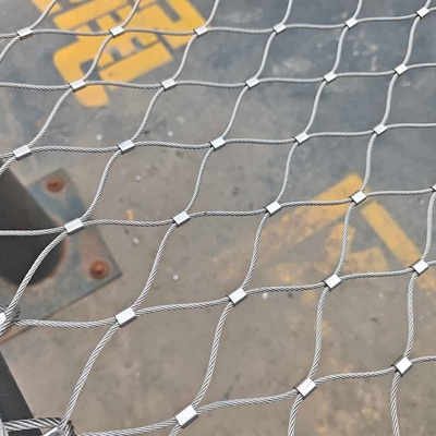 Siatka przeciw dronom z metalowej siatki drucianej Kn, wysoka ciągliwość, rozciągliwy metal, stal nierdzewna 304