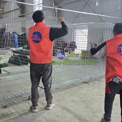 KN Wylotowane galwanizowane pudełko gabionowe o konkurencyjnej cenie bariery Hesco