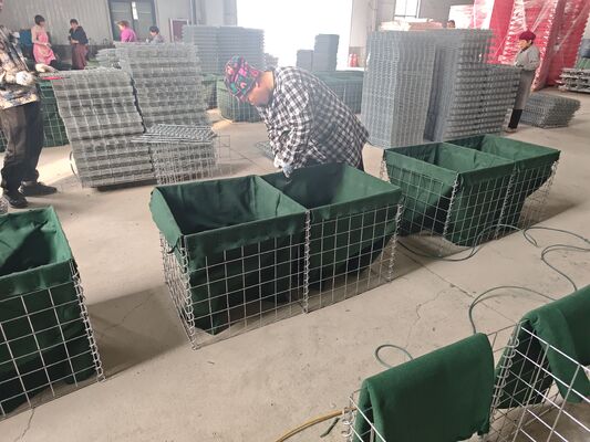 Składana bariera wojskowa Mil 1 Ocynkowana ściana zabezpieczająca Taktyczna bariera wypełniona piaskiem