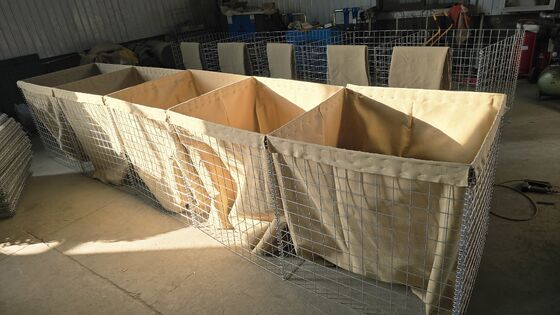 Geotextile Bastion Military Barrier Defense Wall Arabia Przenośny Szybki Instalacja Przeciwdziałanie uderzeniom