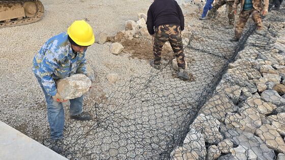 Fabryka Konkurencyjna cena 6*8cm Weave Gabion Box Galvanized Gabion Basket 2.2mm Gabion