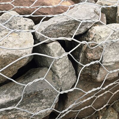 Materac gabionowy powlekany PVC z Turcji 3*3*0,3m do ochrony brzegu rzeki