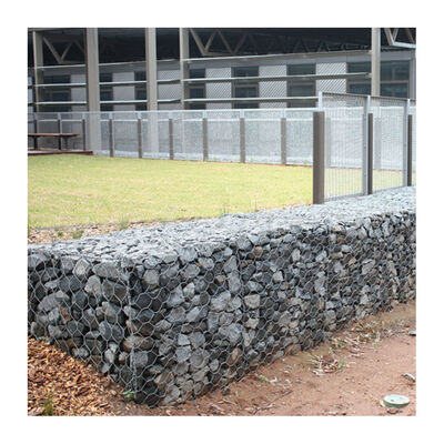 Sześciokątny Galwanizowany Koszyk Gabionowy 4*1*1m Ochrona przed nachyleniem Gabion 2*1*0.3m Materac