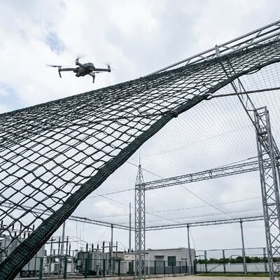 Wytrzymałe stalowe regały do ​​układania w stosy Blue Metal 4 warstwy do przechowywania plonów